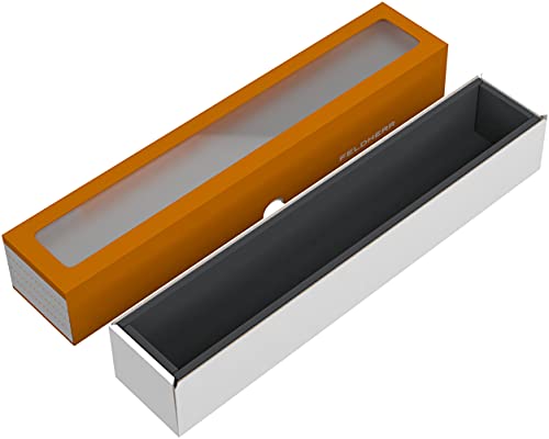 Feldherr Sichtlagerbox MTLB340 325 x 60 x 50 mm für Modelleisenbahnen, Loks und Fahrzeuge, Farbe:Orange, Anzahl:10 Stück von Feldherr