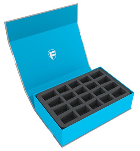 Feldherr Magnetbox blau kompatibel mit 40 kleinere Standard Miniaturen von Feldherr