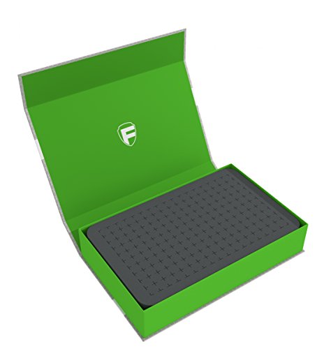 Feldherr Magnetbox grün mit 40 mm Rasterschaumstoff von Feldherr