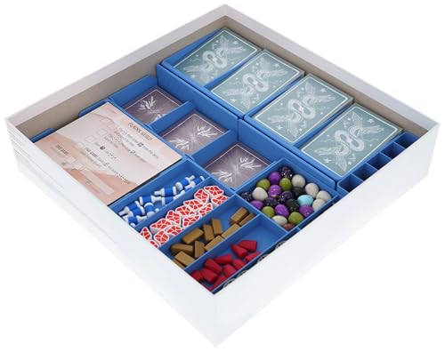 Feldherr Organizer Insert kompatibel mit Schwingenschlag - Grundspielbox - Insert inklusive 3D Token Upgrade Set - Leichteres Sortieren - Schnellerer Spielaufbau - Besseres Spielerlebnis von Feldherr