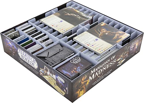 Feldherr Organizer kompatibel mit Arkham Horror: Dunkle Fluten + Geheimnisse des Ordens - Brettspielbox von Feldherr