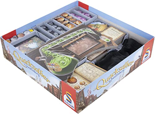 Feldherr Organizer kompatibel mit Die Quacksalber von Quedlinburg + Die Kräuterhexen + Die Alchemisten - Grundspielbox von Feldherr