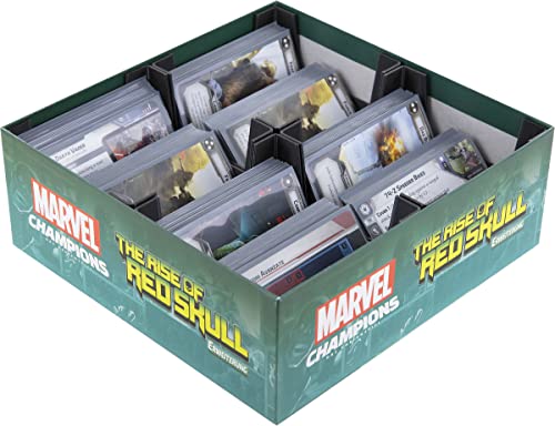 Feldherr Organizer kompatibel mit Marvel Champions: Rise of The Red Skull - Brettspielbox von Feldherr