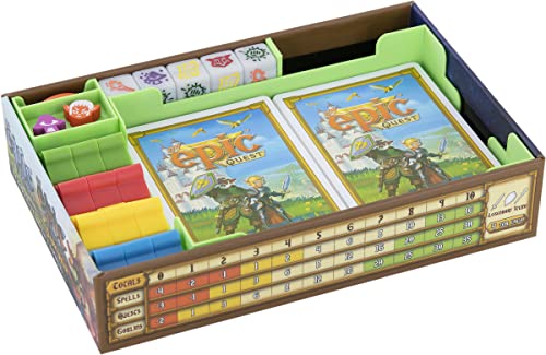 Feldherr Organizer kompatibel mit Tiny Epic Quest - Brettspielbox von Feldherr