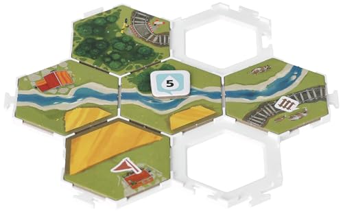 Feldherr Plättchen Halter kompatibel mit Dorfromantik: Das Brettspiel, Farbe:Weiß Feldherr Plättchen Halter kompatibel mit Dorfromantik: Das Brettspiel, Farbe:Weiß von Feldherr