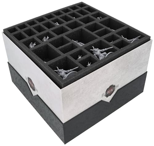 Feldherr Schaumstoff Insert kompatibel mit Black Rose Wars Rebirth - Grundspielbox - Sorter zum sicheren Aufbewahren und Transportieren deiner Miniaturen Feldherr Schaumstoff Insert kompatibel mit Black Rose Wars Rebirth - Grundspielbox - Sorter zum sicheren Aufbewahren und Transportieren deiner Miniaturen von Feldherr