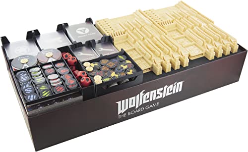 Feldherr Schaumstoff-Set + Organizer kompatibel mit Wolfenstein: The Board Game - Grundspielbox von Feldherr