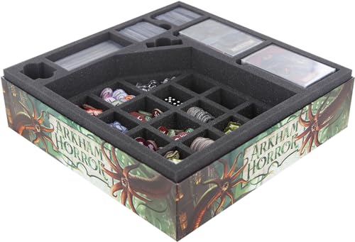 Feldherr Schaumstoff-Set kompatibel mit Arkham Horror 3. Edition Brettspiel-Box von Feldherr