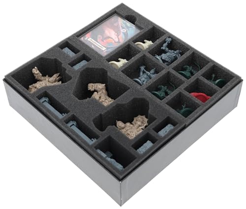 Feldherr Schaumstoff-Set kompatibel mit HeroQuest (2021): Die Horde der Oger - Brettspielbox - Inserts zum sicheren Aufbewahren von Miniaturen + Zubehör von Feldherr