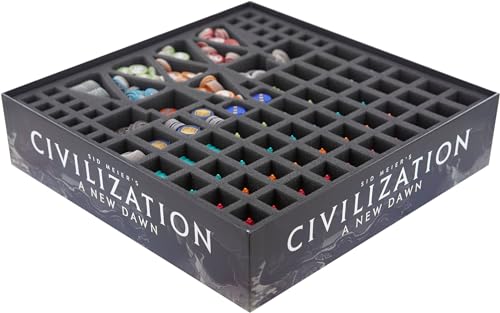 Feldherr Schaumstoff-Set kompatibel mit Sid Meier's Civilization: EIN neues Zeitalter - Brettspielbox von Feldherr