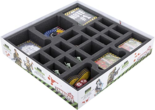 Feldherr Schaumstoff-Set kompatibel mit Zombicide: 2. Edition - Fort Hendrix - Brettspielbox von Feldherr