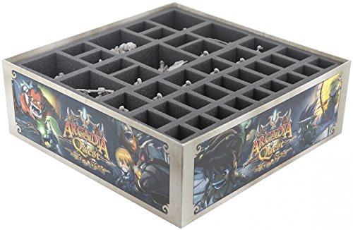 Feldherr Schaumstoff-Set kompatibel mit Arcadia Quest Brettspielbox von Feldherr