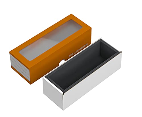 Feldherr Sichtlagerbox MTLB170 160 x 60 x 50 mm für Modelleisenbahnen, Loks und Fahrzeuge, Farbe:Orange, Anzahl:10 Stück von Feldherr