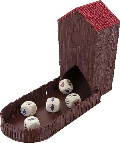 Feldherr Würfelturm Dice Tower Vogelhaus kompatibel mit Flügelschlag - Der Hingucker auf dem Spieltisch - Stabiler Ersatz für Papp-Vogelhäuschen von Feldherr