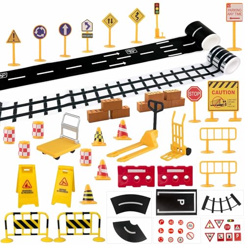 Felicify Wichtel Baustelle Set, 45 Stück Miniatur Baustelle Wichtel Zubehör, Baustelle Wichtel Set, Wichtel Baustelle Set Einzug, Wichtelbaustelle Set, Wichteltür Baustelle, DIY Puppenhaus Zubehör von Felicify