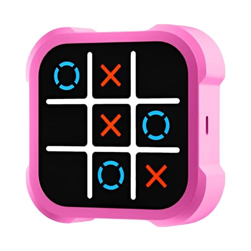 3-in-1-Handheld-Puzzlespielkonsole – Tic-Tac-Toe-Bolzenspiel, Handheld-Puzzlespielkonsole, Tragbares Reisespiel Für Lern- Und Gedächtnisentwicklung, Zappelspielzeug-Brettspiel von Fellflying