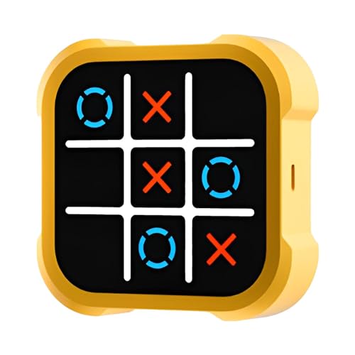 3in1 Handheld-Puzzlespielkonsole | Tic-Tac-Toe Bolt-Spiel Handheld-Puzzlespielkonsole Für Kinder | Tragbares Reisespiel Für Lern- Und Gedächtniswachstum | Zappelspielzeug-Brettspiel von Fellflying
