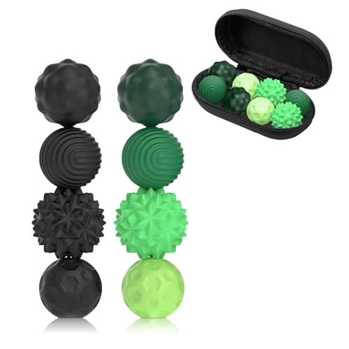 Felly 8 Stück Magnetische Sensorik Bälle, Anti-Stress Spielzeug Silikon Fidget Toys, Magnetische Anziehungskraft Stress Bälle mit Silikonhülle, Magnetische Kugeln, Angstspielzeug fur Erwachsene Kinder Felly 8 Stück Magnetische Sensorik Bälle, Anti-Stress Spielzeug Silikon Fidget Toys, Magnetische Anziehungskraft Stress Bälle mit Silikonhülle, Magnetische Kugeln, Angstspielzeug fur Erwachsene Kinder von Felly