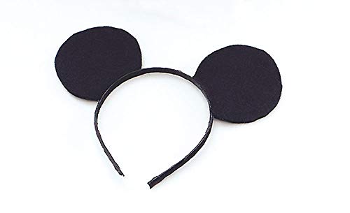 Felt Mickey Micky Maus Bristol Novelty MD104 Mausohren, Schwarz, Unisex – Erwachsene, One Size von Bristol Novelty