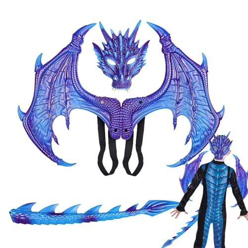 Fenayuu Drachenkostüm Für Kleinkinder - Halloween Zubehör & Requisiten | Halloween Drachenkostüm Set für Karneval, Theater, Schule, Maskerade, Party Fenayuu Drachenkostüm Für Kleinkinder - Halloween Zubehör & Requisiten | Halloween Drachenkostüm Set für Karneval, Theater, Schule, Maskerade, Party von Fenayuu