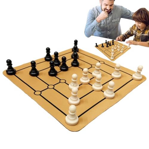 Fenayuu Lernspiele Brettspiele, Reiseschach Strategiespiel, Tragbares Interaktives Spielset Für Familienfreude Kindergeburtstage Homeoffice Anfänger Erwachsene Kinder Ab 4 Jahren Fenayuu Lernspiele Brettspiele, Reiseschach Strategiespiel, Tragbares Interaktives Spielset Für Familienfreude Kindergeburtstage Homeoffice Anfänger Erwachsene Kinder Ab 4 Jahren von Fenayuu
