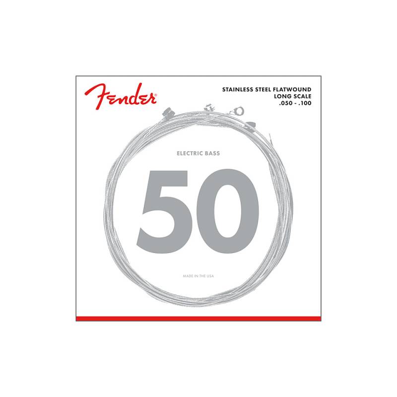 Fender Flatwound Bass Strings 9050ML .050-.100 Saiten E-Bass von Fender