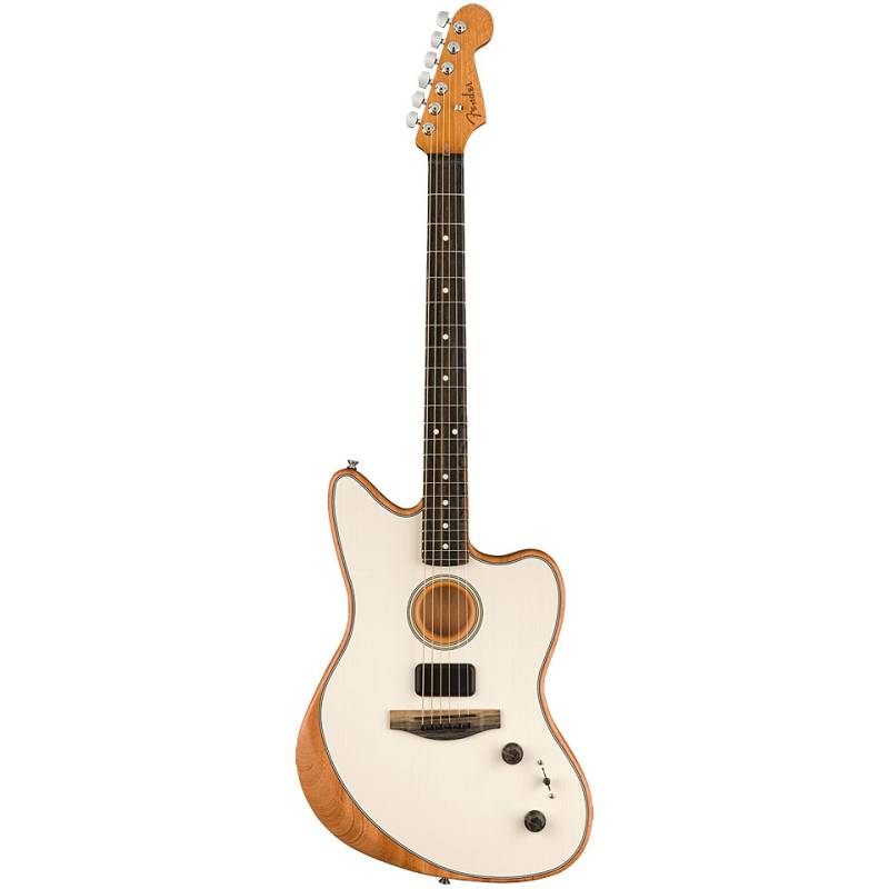 Fender Acoustasonic Jazzmaster Arctic White Westerngitarre von Fender