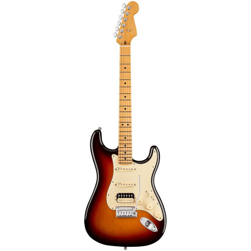 Fender American Ultra Strat HSS MN Ultraburst E-Gitarre von Fender