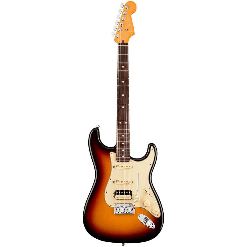 Fender American Ultra Strat HSS RW Ultraburst E-Gitarre von Fender