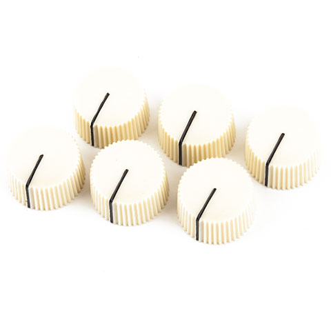 Fender Pure Vintage Cream "Radio" Amplifier Knobs Ersatzteil von Fender