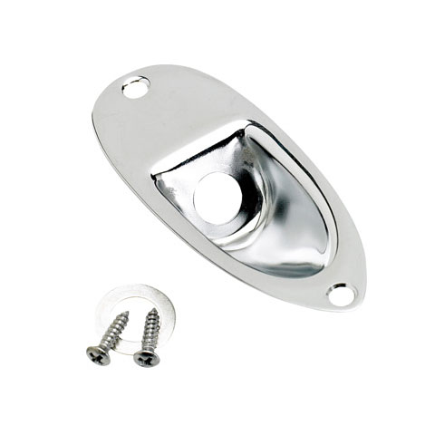 Fender Stratocaster Jack Ferrule, Chrome Buchsenplatte von Fender