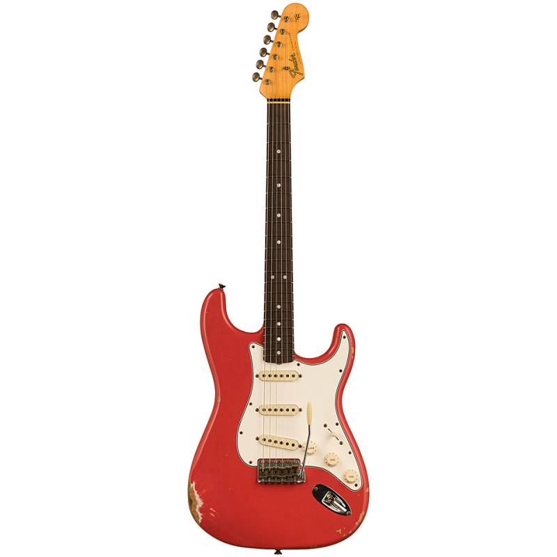 Fender Custom Shop Late &#39;64 Stratocaster, Relic Aged Fiesta Red von Fender