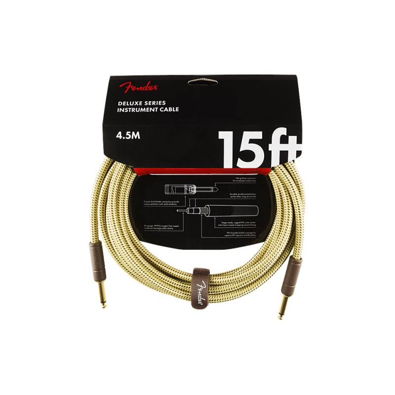 Fender Deluxe Series Tweed 4,5 m Instrumentenkabel von Fender