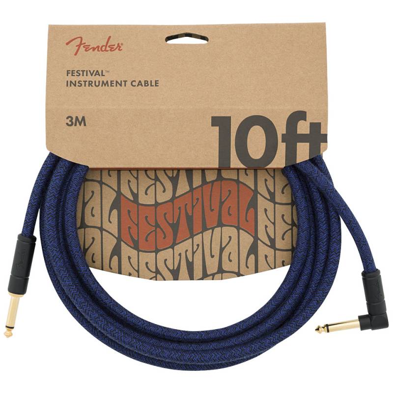 Fender Festival Hemp Blue Dream 3 m Instrumentenkabel von Fender