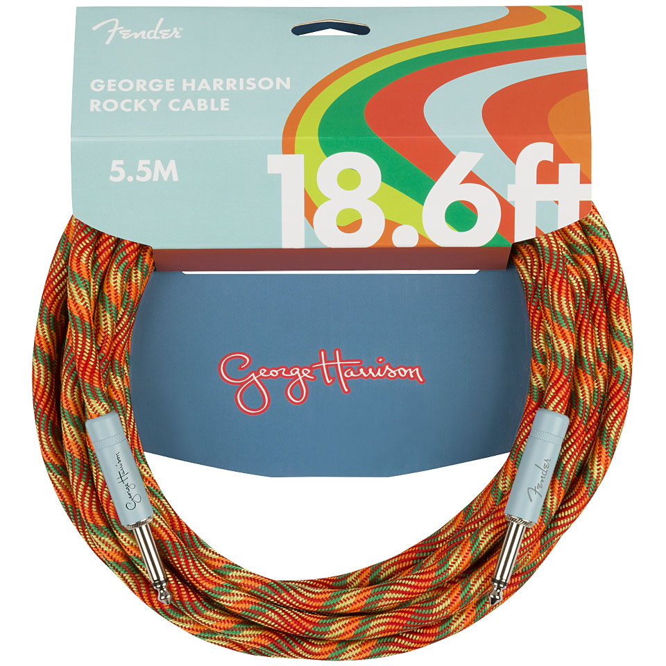 Fender George Harrison Rocky Instrument Cable 5,5 m Instrumentenkabel von Fender