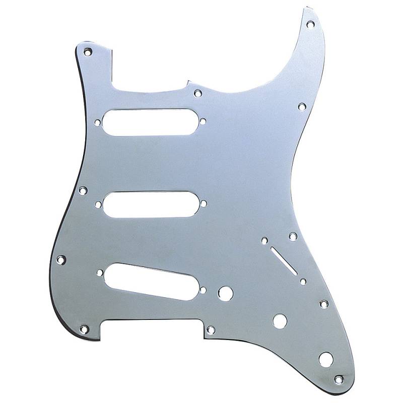 Fender Pickguard Stratocaster S/S/S, 11-Hole Mount, Chrome-Plated, von Fender