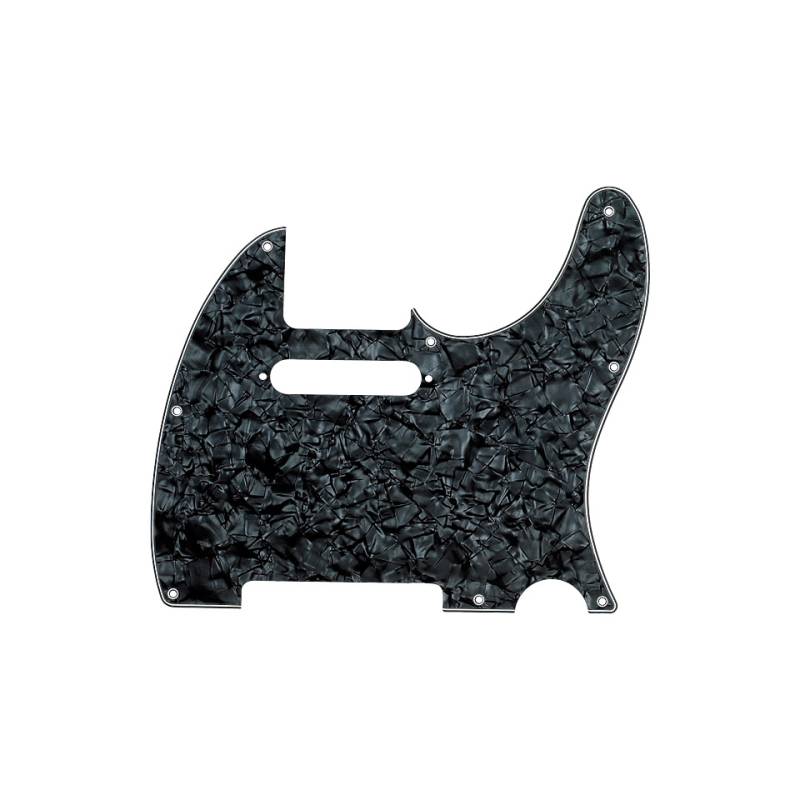 Fender Pickguard Telecaster, 8-Hole Mount, Black Pearl, 4-Ply von Fender