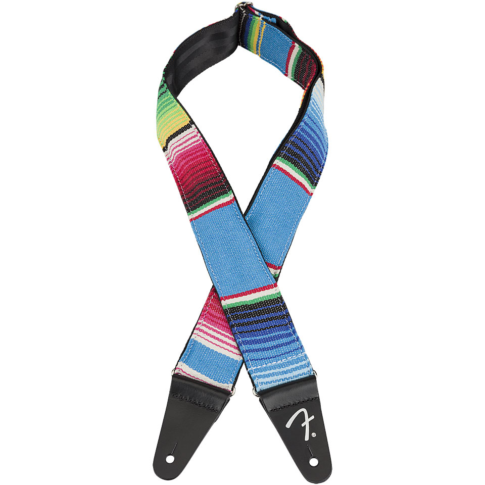 Fender Serape Strap Blue Multi Gitarrengurt von Fender