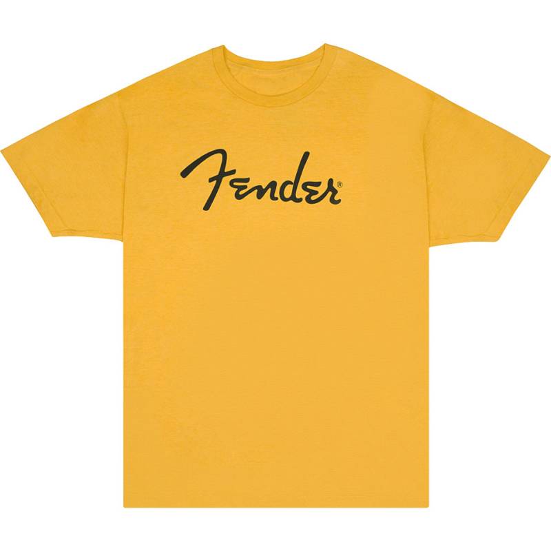 Fender Spaghetti Logo T Shirt Butterscotch L T-Shirt von Fender