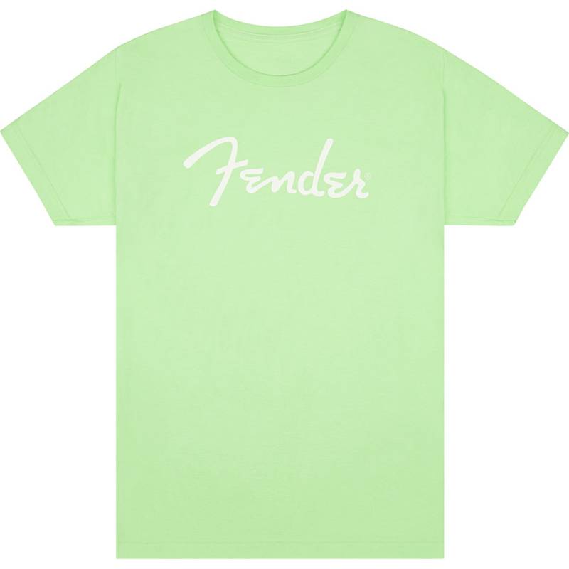 Fender Spaghetti Logo T Shirt Surf Green S T-Shirt von Fender