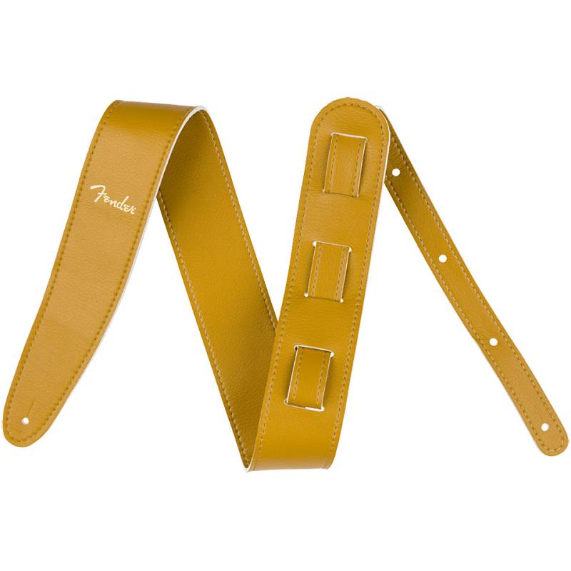 Fender Vegan Leather Strap Butterscotch 2,5" Gitarrengurt von Fender