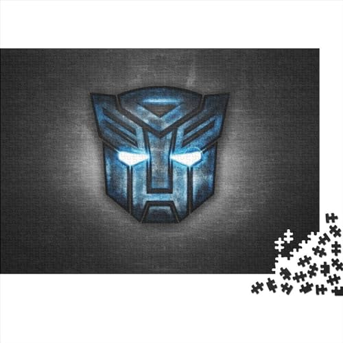 500-teiliges Transformers-Puzzle für Erwachsene Teenager, Holzpuzzle, Puzzle für Erwachsene, Familienunterhaltungsspielzeug (Größe 52x38cm) von Fengflyx