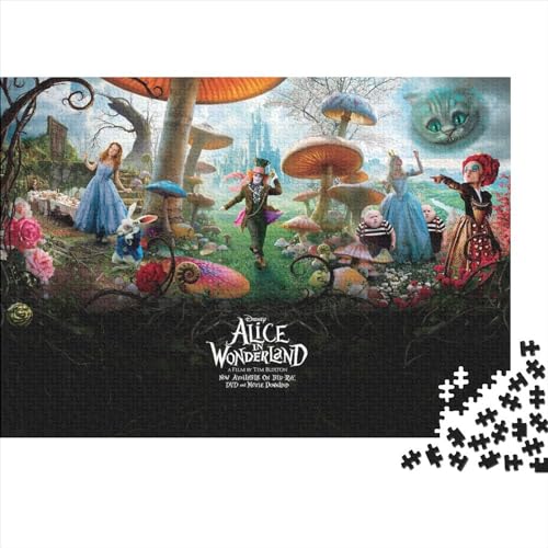 Alice im Wunderland-Rätsel für Erwachsene und Jugendliche. Rätsel für Erwachsene und Jugendliche für Erwachsene und Jugendliche ab 12 Jahren (Größe 40x28cm). von Fengflyx