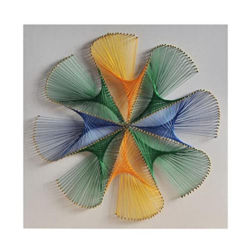 Fantasy Flower String Art, Crafts Kit for Adults, String Art Crafting Kit - Hand Sanded and Stained Wood Board von Fenteer