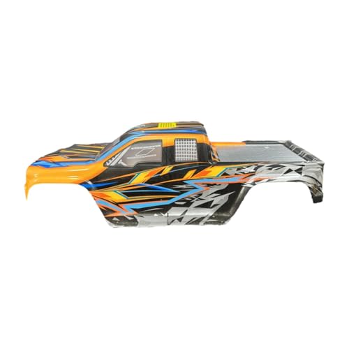 Fenteer 1/10 RC -Karosserie -Shell -Rahmen, Zubehör, Modell DIY modifiziertes tragbares Hobbyspielzeug ersetzt eine hohe Leistung für 2996A RC -Autospielzeug, Orange von Fenteer