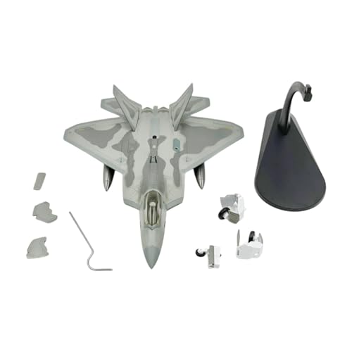 Fenteer 1/100 F22 Fightermodell mit Displayständer lebensechter Flugzeugkollektion für Tischleiterdekoration Multipurpose Fenteer 1/100 F22 Fightermodell mit Displayständer lebensechter Flugzeugkollektion für Tischleiterdekoration Multipurpose von Fenteer