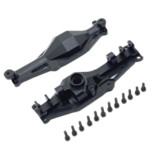 Fenteer 1/12 Achsgehäuse RC RC Ersatzteile, einfach zu installierendes Upgrade Professionelle DIY ACCS Ersatzachsabdeckung für H12Y Hobby Car, Schwarze Vorderseite von Fenteer