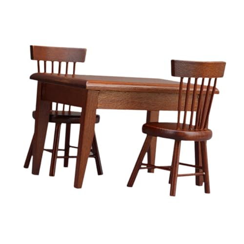 Fenteer 1/12 Puppenhaus Miniaturen Möbel Möbel Modell Foto Requisiten Lebensszene Handwerk Esstisch Stuhl Set Rollenspiel Spielzeug Fenteer 1/12 Puppenhaus Miniaturen Möbel Möbel Modell Foto Requisiten Lebensszene Handwerk Esstisch Stuhl Set Rollenspiel Spielzeug von Fenteer