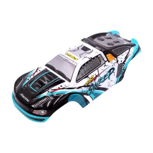 Fenteer 1/16 RC CAR Body Shell ersetzt Modell Fahrzeug Fernbedienung Spielzeugspielzeug Hobbys Aktualisieren Sie Teilezubehör für 16101 16102 RC -Auto, Blau von Fenteer