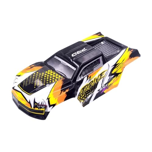 Fenteer 1/16 RC CAR Body Shell ersetzt Modell Fahrzeug Fernbedienung Spielzeugspielzeug Hobbys Aktualisieren Sie Teilezubehör für 16101 16102 RC -Auto, Gelb von Fenteer